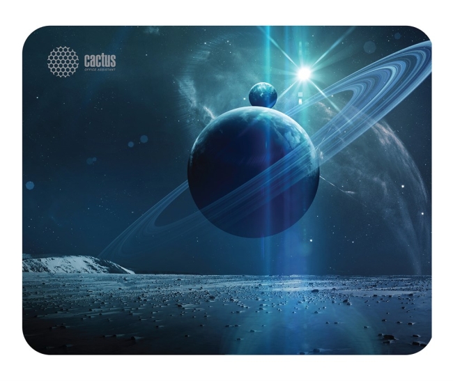 Коврик для мыши Cactus Saturn 300x250x2мм (CS-MP-P03M) Коврик для мыши Cactus Saturn 300x250x2мм (CS-MP-P03M)