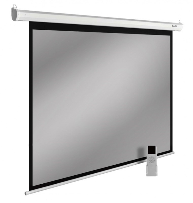 Экран Cactus 150x240см SIlverMotoExpert CS-PSSME-240X150-DG 16:10 настенно-потолочный рулонный тёмно-серый (моторизованный привод)