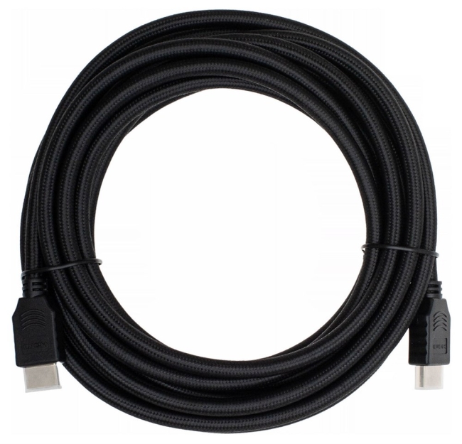 Кабель аудио-видео Cactus CS-HDMI.2-5 HDMI (m)/HDMI (m) 5м. позолоч.конт. черный