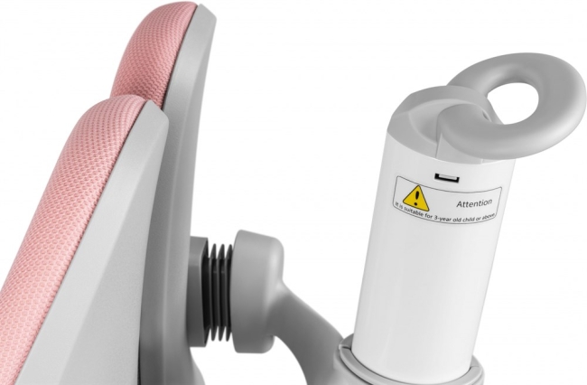 Кресло детское Cactus CS-CHR-3604PK розовый крестов. пластик серый