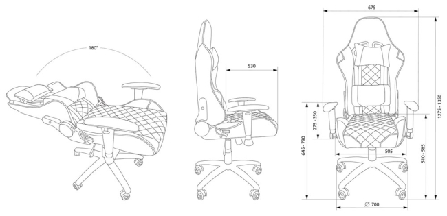 Кресло игровое Cactus CS-CHR-030BLS черный/серебристый эко.кожа с подголов. крестов. сталь Кресло игровое Cactus CS-CHR-030BLS черный/серебристый эко.кожа с подголов. крестов. сталь