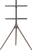 Подставка для телевизора Cactus CS-ST1246BKWN черный/орех 45"-65" макс.32кг напольный