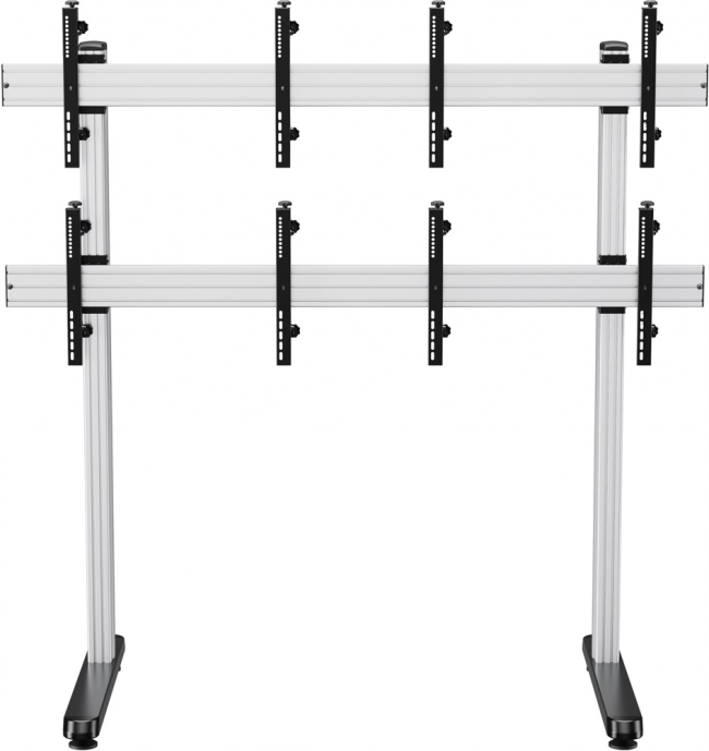 Стойка для телевизора Cactus CS-FS-TV4-PRO черный 32"-70" макс.50кг напольный мобильный