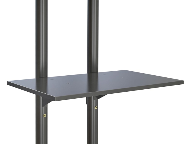 Стойка для телевизора Cactus CS-ST04 черный 37"-70" макс.68кг напольный мобильный Стойка для телевизора Cactus CS-ST04 черный 37"-70" макс.68кг напольный мобильный