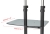 Стойка для телевизора Cactus CS-ST04H черный 37"-70" макс.45кг напольный мобильный