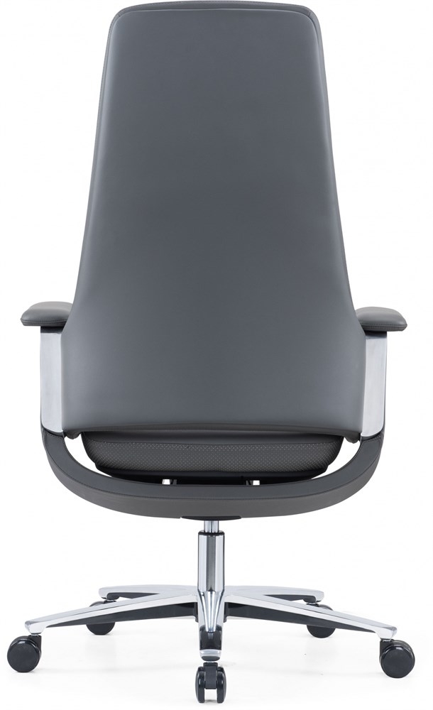 Кресло руководителя Cactus CS-LBK-KYOTO кожа с подголов. крестов. алюминий