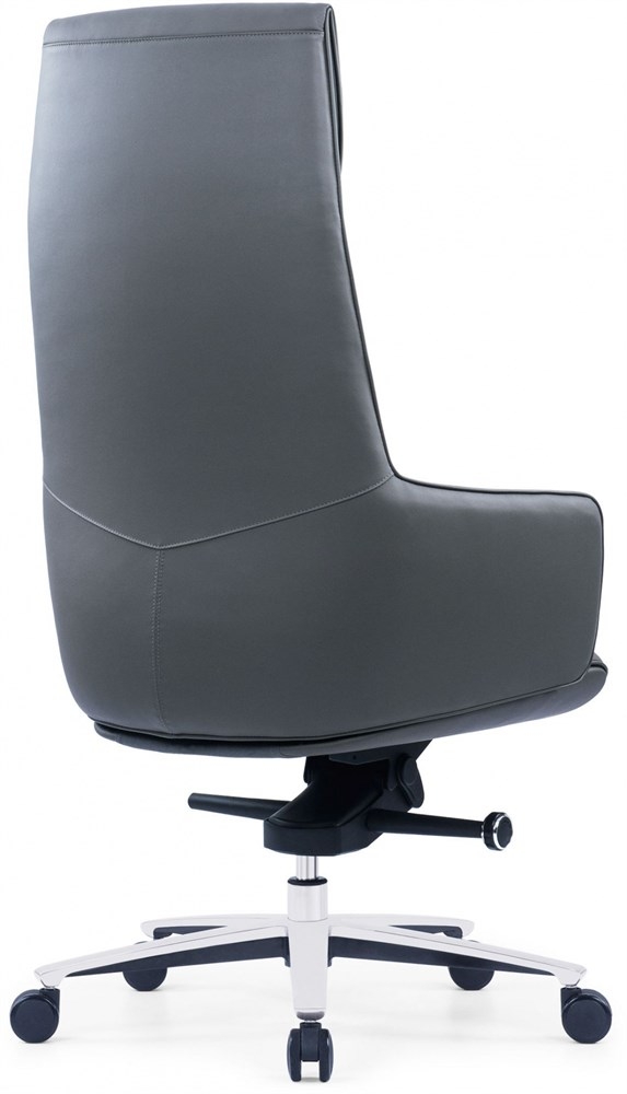 Кресло руководителя Cactus CS-LBK-MILANO кожа с подголов. крестов. алюминий