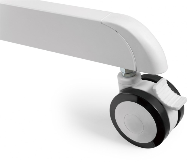 Стойка для телевизора Cactus CS-ST1146WT белый 37"-70" макс.70кг напольный мобильный