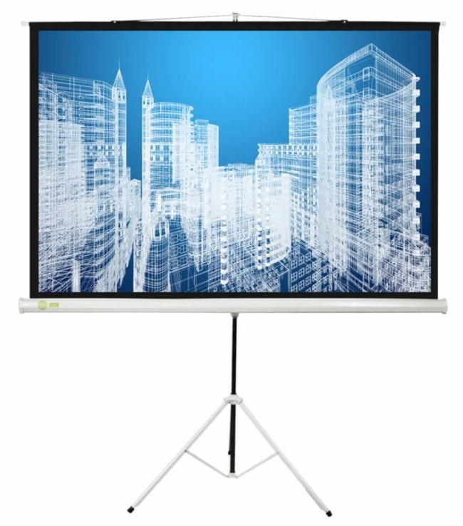 Экран Cactus 104.4x186см Triscreen CS-PST-104x186 16:9 напольный рулонный черный