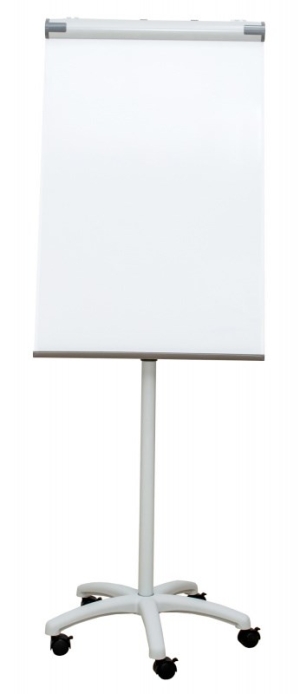 Флипчарт Cactus CS-FCR-M67x105 магнитно-маркерная меламиновая 67x105см на роликах