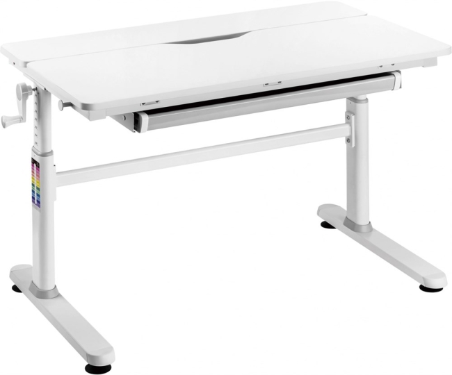 Стол детский Cactus CS-KD01-LGY столешница МДФ светло-серый 100x80x60см
