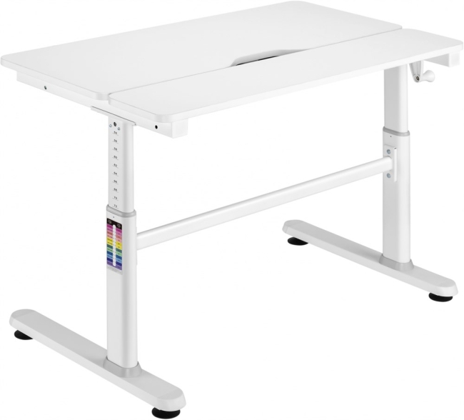 Стол детский Cactus CS-KD01-LGY столешница МДФ светло-серый 100x80x60см